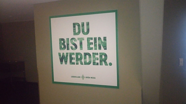 Plakat Du bist ein Werder