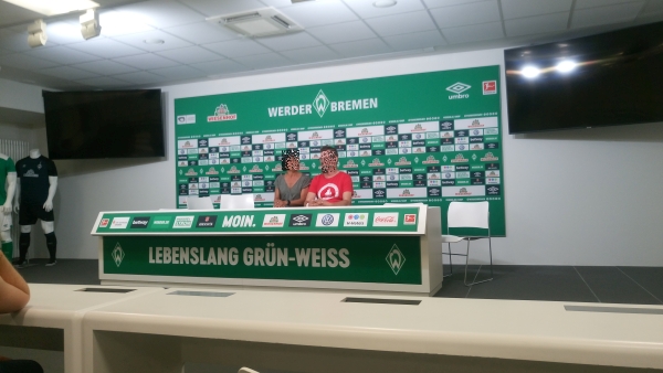 Presseraum im Weserstadion